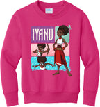 Iyanu (Tiles) Youth Fleece Crewneck
