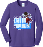 Iyanu Divine Powers Youth Long Sleeve Cotton Tee