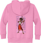 Iyanu Hero Pose Toddler Fleece Full-Zip Hoodie