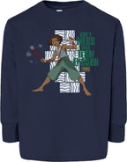 Don't Mess With Team Chosen Toddler Fine Jersey Long Sleeve Tee