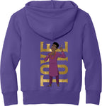 Toye Hero Pose Youth Fleece Pullover Hoodie