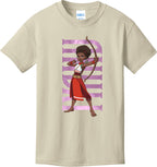 Iyanu Hero Pose Youth 100% Cotton Tee