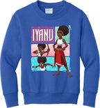 Iyanu (Tiles) Youth Fleece Crewneck