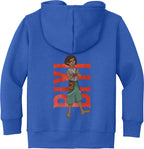 Biyi Hero Pose Toddler Fleece Full-Zip Hoodie