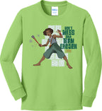 Don't Mess With Team Chosen Youth Long Sleeve Cotton Tee