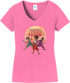 Team Chosen Tree of Freedom Women's Cotton V-Neck Tee