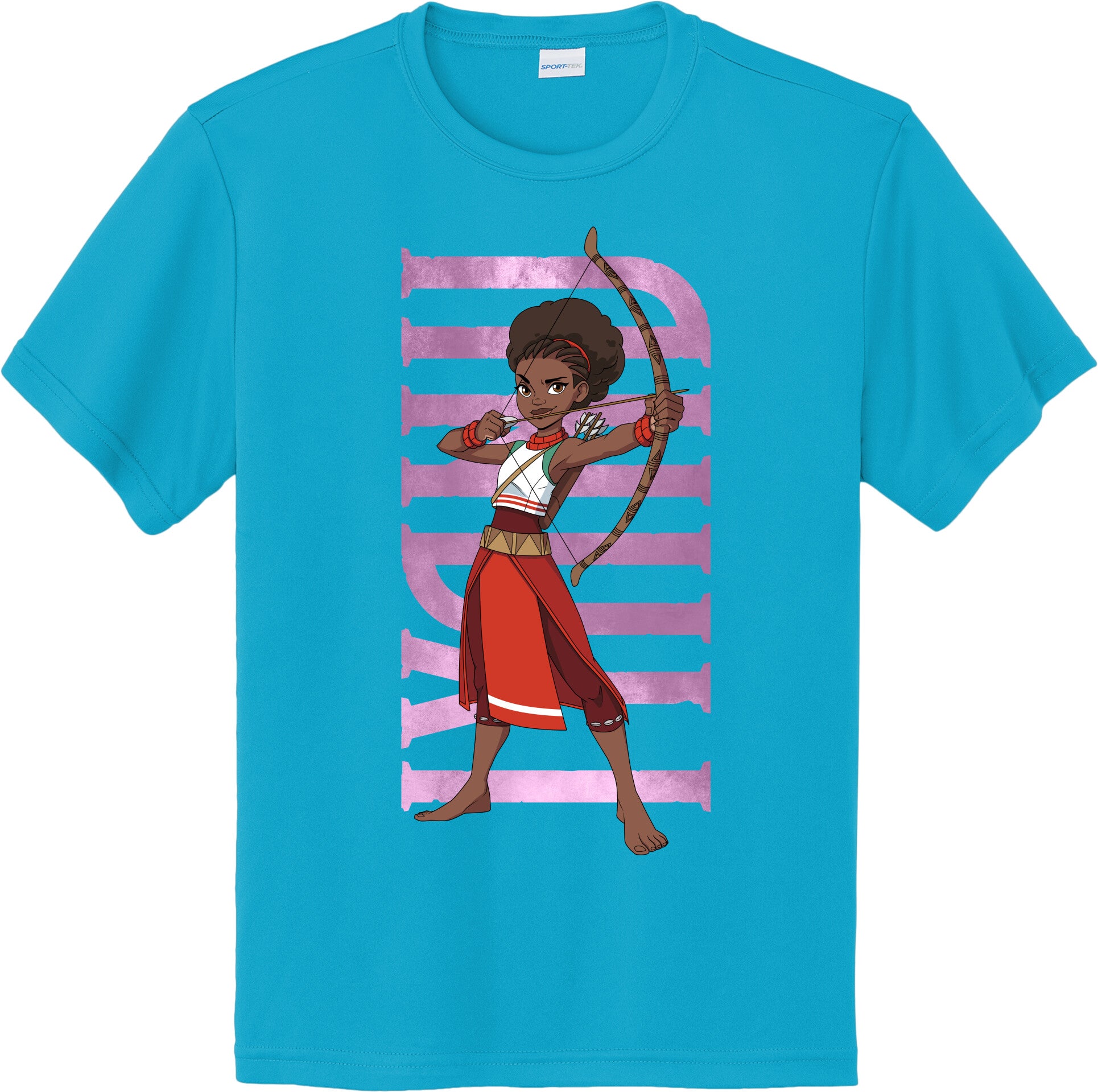 Iyanu Hero Pose Youth Performance Moisture WickingTee