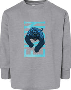 Ekun Hero Pose Toddler Fine Jersey Long Sleeve Tee