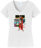 Light Overcomes Darkness Women's Cotton V-Neck Tee
