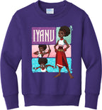 Iyanu (Tiles) Youth Fleece Crewneck