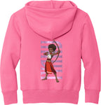 Iyanu Hero Pose Youth Fleece Pullover Hoodie