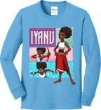 Iyanu (Tiles) Youth Long Sleeve Cotton Tee