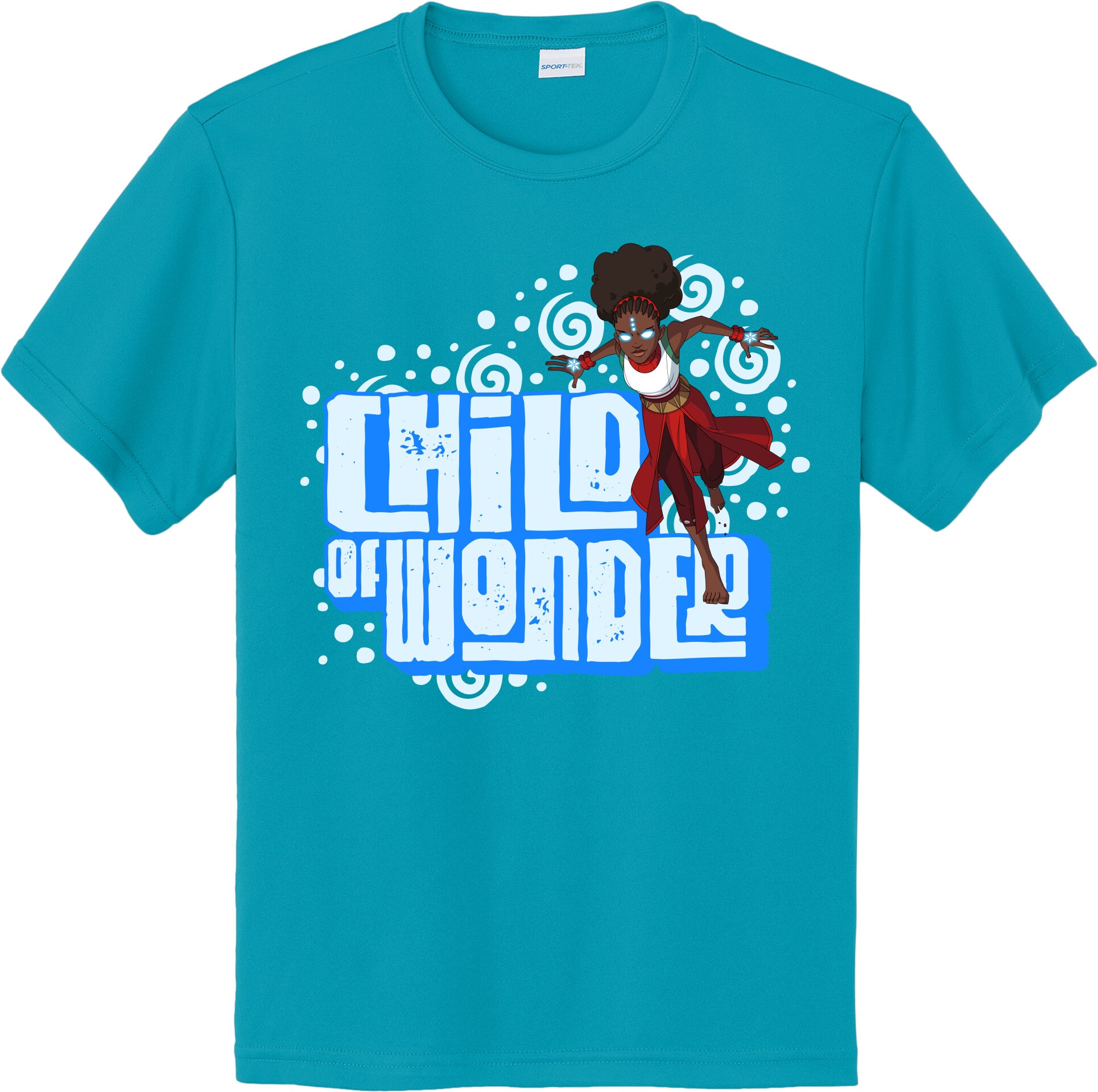 Iyanu Divine Powers Youth Performance Moisture Wicking Tee