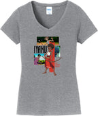 Light Overcomes Darkness Women's Cotton V-Neck Tee