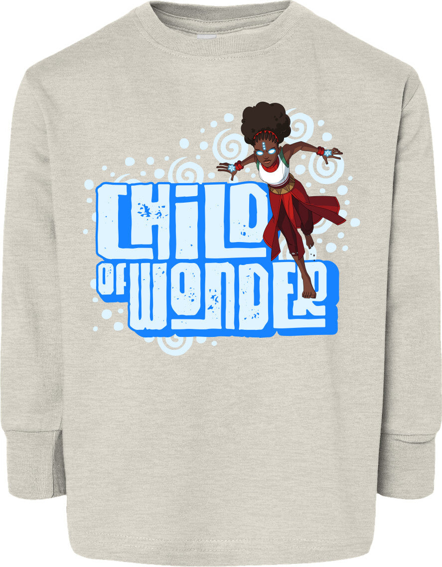 Iyanu Divine Powers Toddler Fine Jersey Long Sleeve Tee
