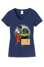 Iyanu Child of Wonder Women's Cotton V-Neck Tee
