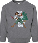 Don't Mess With Team Chosen Toddler Fleece Crewneck Sweatshirt