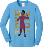 Toye Hero Pose Youth Long Sleeve Cotton Tee
